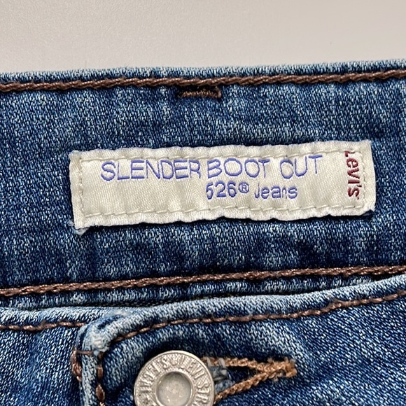 Levi’s 526 Slender Boot Cut Jeans Size 12 - Picture 5 of 11